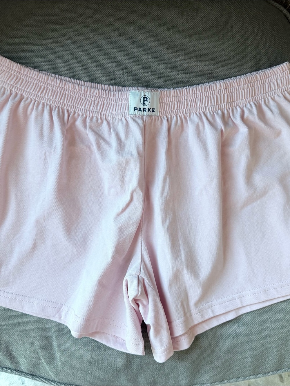 Parke Women's Light Pink Cotton Shorts